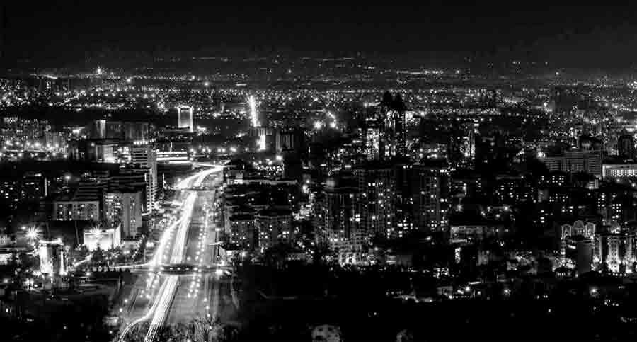 Панорама города Алматы